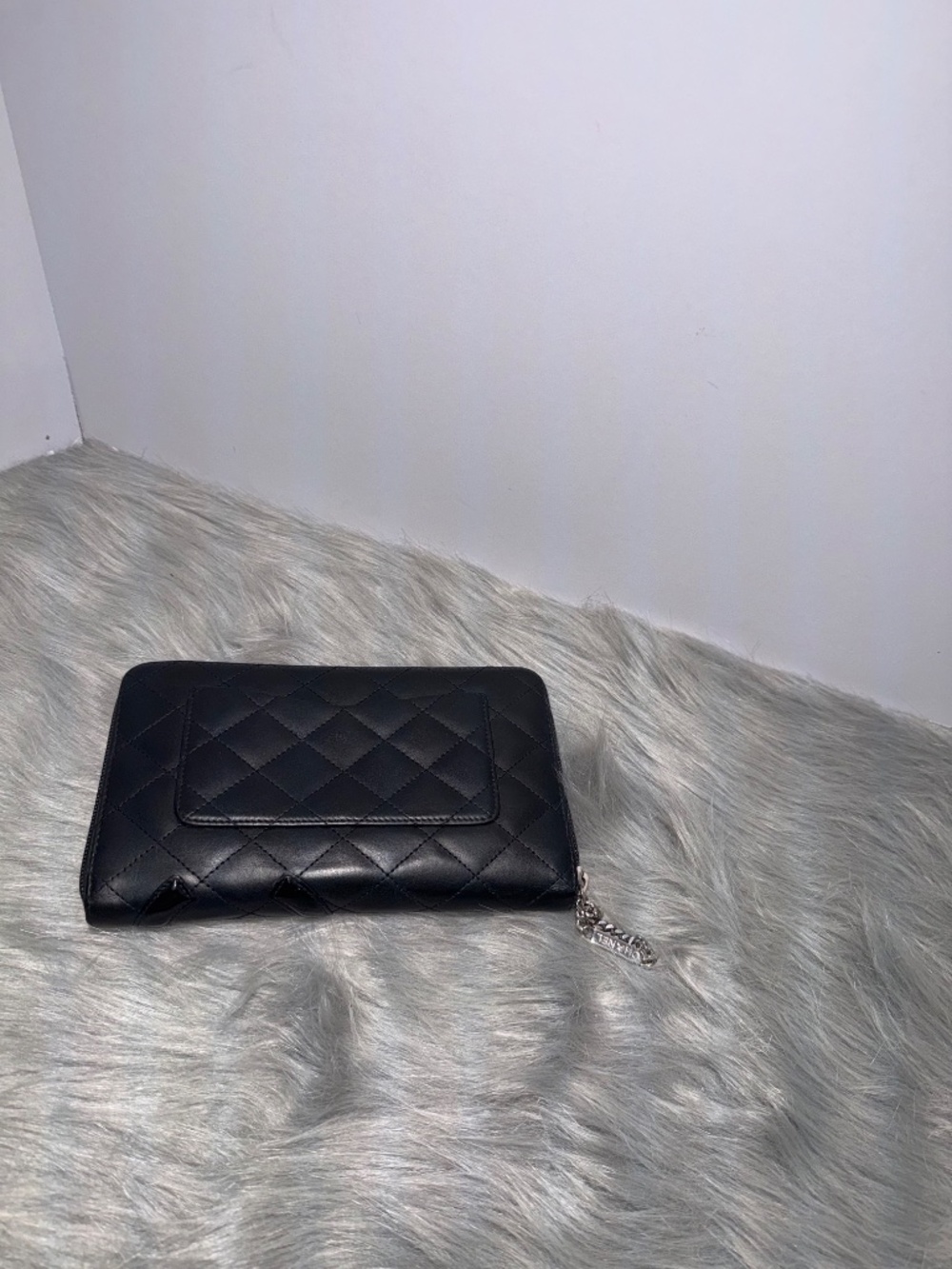 Chanel Cambon Black Quilted Leather Organizer~EUC - Picture 3 of 8